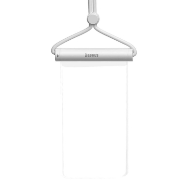 Baseus AquaGlide BS-PC030 dėklas, atsparus vandeniui, IPX8, su cilindriniu užsegimu – baltas 1