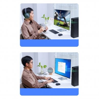 Adapteris Baseus BA07 bluetooth USB adapter - Juodas 13 Adapteris Baseus BA07 bluetooth USB adapter - Juodas 13