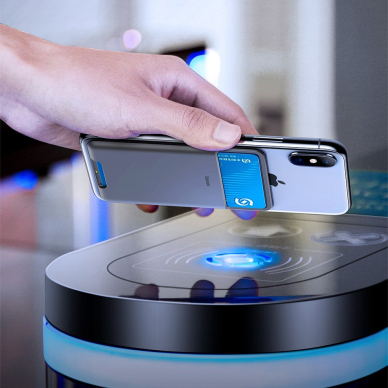 Kortelių Dėklas Klijuojamas "Baseus Dark" Šviesiai Pilkas (Ackd-B0G)  UGLX912 10 Kortelių Dėklas Klijuojamas "Baseus Dark" Šviesiai Pilkas (Ackd-B0G)  UGLX912 10