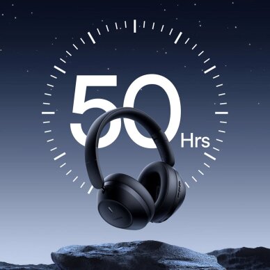 Belaidės ausinės Baseus Bass 30 Max On-Ear Bluetooth 5.3 – juodos 13