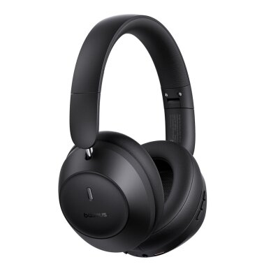 Belaidės ausinės Baseus Bass 30 Max On-Ear Bluetooth 5.3 – juodos 3 Belaidės ausinės Baseus Bass 30 Max On-Ear Bluetooth 5.3 – juodos 3