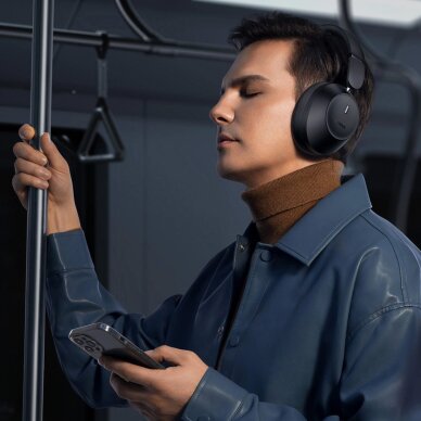 Belaidės ausinės Baseus Bass 30 Max On-Ear Bluetooth 5.3 – juodos 9 Belaidės ausinės Baseus Bass 30 Max On-Ear Bluetooth 5.3 – juodos 9