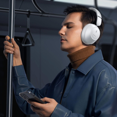 Baseus Bass 30 Max belaidės On-Ear Bluetooth 5.3 ausinės – baltos 9 Baseus Bass 30 Max belaidės On-Ear Bluetooth 5.3 ausinės – baltos 9