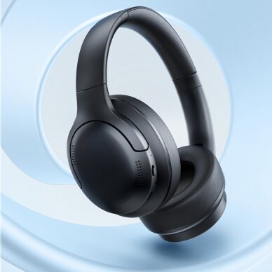 Belaidės ausinės Baseus Bass BH1 Lite On-Ear Bluetooth 6.0 – juodos 6