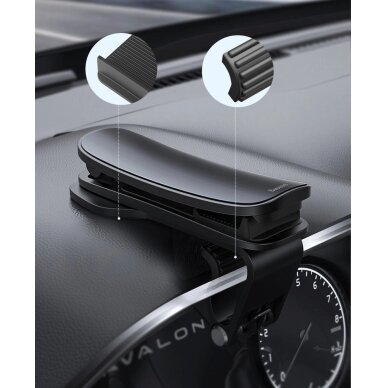 Automobilinis laikiklis Baseus Big Mouth Pro prietaisų skydeliui (SUDZ-A01) – juodas 18