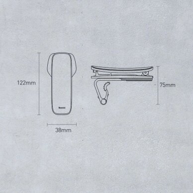 Automobilinis laikiklis Baseus Big Mouth Pro prietaisų skydeliui (SUDZ-A01) – juodas 20 Automobilinis laikiklis Baseus Big Mouth Pro prietaisų skydeliui (SUDZ-A01) – juodas 20
