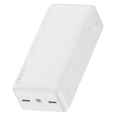 Baseus Bipow powerbank with display 30000mAh 15W Baltas (Overseas Edition) + USB-A - Micro USB cable 0.25m Baltas (PPBD050202) 2