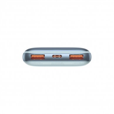 Baseus Bipow Pro powerbank 10000mAh 20W + USB 3A 0.3m cable Mėlynas (PPBD040103) 8