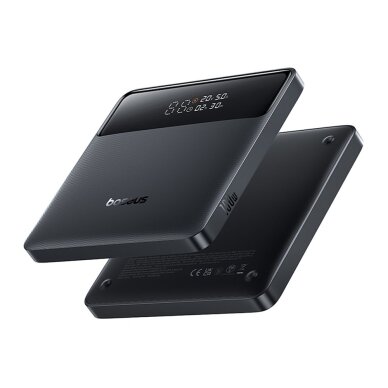 Išorinė baterija Baseus Blade H1 20000 mAh 100 W su ekranu – juoda 1 Išorinė baterija Baseus Blade H1 20000 mAh 100 W su ekranu – juoda 1