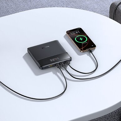 Išorinė baterija Baseus Blade H1 20000 mAh 100 W su ekranu – juoda 12