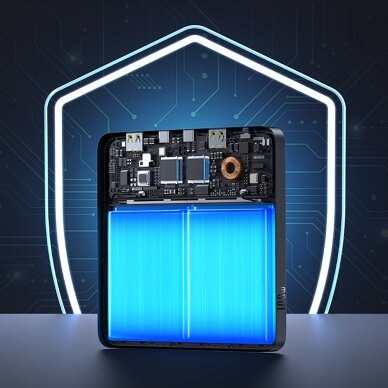 Išorinė baterija Baseus Blade H1 20000 mAh 100 W su ekranu – juoda 17 Išorinė baterija Baseus Blade H1 20000 mAh 100 W su ekranu – juoda 17