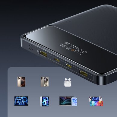 Išorinė baterija Baseus Blade H1 20000 mAh 100 W su ekranu – juoda 18