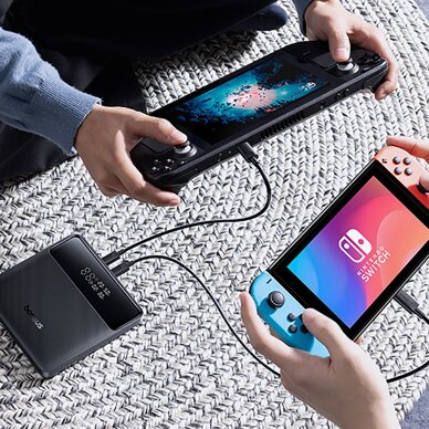 Išorinė baterija Baseus Blade H1 20000 mAh 100 W su ekranu – juoda 20