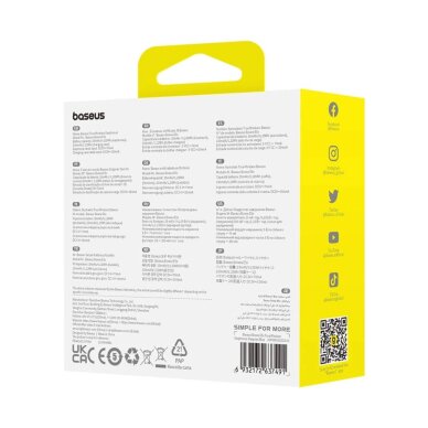 Belaidės ausinės Baseus Bowie E5x TWS – mėlynos 12 Belaidės ausinės Baseus Bowie E5x TWS – mėlynos 12