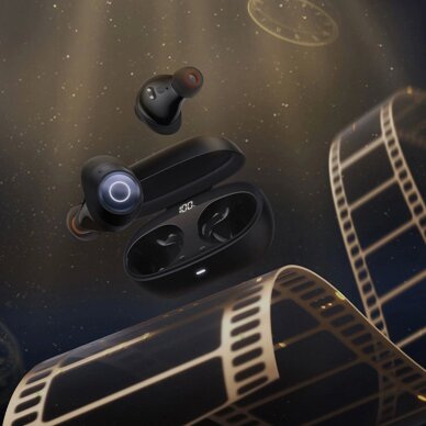 Belaidės ausinės Baseus Bowie MA20 Pro TWS su ANC ir IPX6 – juodos 11