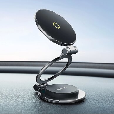 Automobilinis laikiklis Baseus BS-CW06 MagPro II su MagSafe prietaisų skydeliui – juodas 13 Automobilinis laikiklis Baseus BS-CW06 MagPro II su MagSafe prietaisų skydeliui – juodas 13