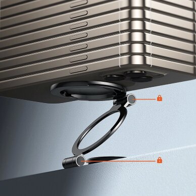 Automobilinis laikiklis Baseus BS-CW06 MagPro II su MagSafe prietaisų skydeliui – juodas 9 Automobilinis laikiklis Baseus BS-CW06 MagPro II su MagSafe prietaisų skydeliui – juodas 9