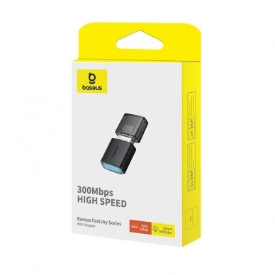 Baseus BS-OH169 300Mb/s USB network card - Juodas 6 Baseus BS-OH169 300Mb/s USB network card - Juodas 6