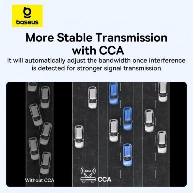 Baseus BS-OH170 650Mb/s 5GHz USB network card - Juodas 13 Baseus BS-OH170 650Mb/s 5GHz USB network card - Juodas 13