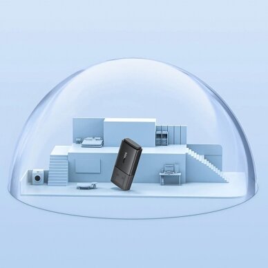 Baseus BS-OH170 650Mb/s 5GHz USB network card - Juodas 8 Baseus BS-OH170 650Mb/s 5GHz USB network card - Juodas 8