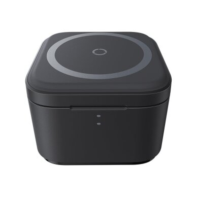 Belaidis įkroviklis Baseus BS-W531 MagSafe / Qi USB-C 20 W 2-in-1 – juodas Belaidis įkroviklis Baseus BS-W531 MagSafe / Qi USB-C 20 W 2-in-1 – juodas