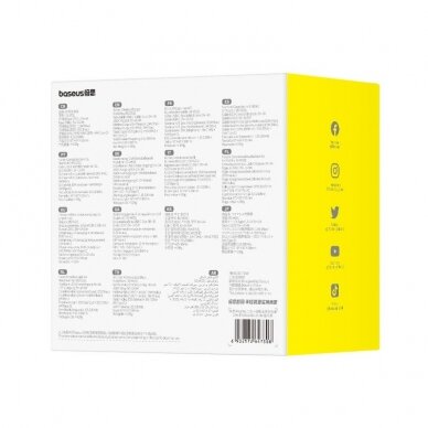 Baseus BS-W531 MagSafe / Qi USB-C 20W wireless Įkroviklis  - Juodas 7 Baseus BS-W531 MagSafe / Qi USB-C 20W wireless Įkroviklis  - Juodas 7