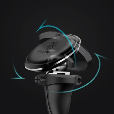 Automobilinis laikiklis Baseus C40141201113-00 magnetinis ventiliacijos angai – juodas 10 Automobilinis laikiklis Baseus C40141201113-00 magnetinis ventiliacijos angai – juodas 10