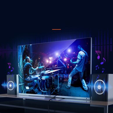 HDMI kabelis Baseus Cafule 4K 5 m – juodas 12 HDMI kabelis Baseus Cafule 4K 5 m – juodas 12