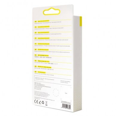 USB Kabelis Durable Nylon Braided Wire Usb / Lightning Qc3.0 2A 3M Juodas/pilkas (Calklf-Rg1) 9 USB Kabelis Durable Nylon Braided Wire Usb / Lightning Qc3.0 2A 3M Juodas/pilkas (Calklf-Rg1) 9