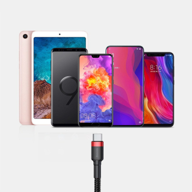 USB Kabelis Durable Nylon Braided Wire Usb / Usb-C Qc3.0 2A 3M Juodas/pilkas (Catklf-Ug1) 16 USB Kabelis Durable Nylon Braided Wire Usb / Usb-C Qc3.0 2A 3M Juodas/pilkas (Catklf-Ug1) 16