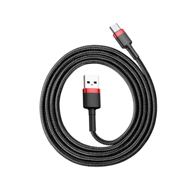 USB Kabelis Durable Nylon Braided Wire Usb / Usb-C Qc3.0 3A 1M Juodas/raudonas (Catklf-B91) 7 USB Kabelis Durable Nylon Braided Wire Usb / Usb-C Qc3.0 3A 1M Juodas/raudonas (Catklf-B91) 7