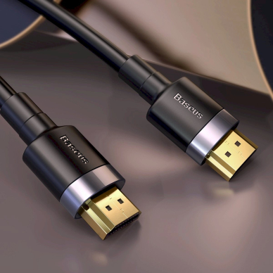 Baseus Cafule HDMI / HDMI 2.0 4K 60 Hz 3D 18 Gbps kabelis – juodas 5