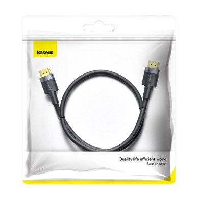 Baseus Cafule HDMI / HDMI 2.0 4K 60 Hz 3D 18 Gbps kabelis – juodas 6