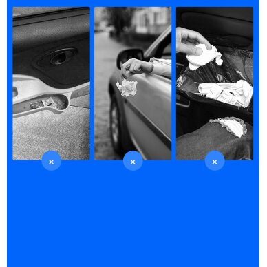 Automobilinė šiukšliadėžė Baseus CRLJT-01 su dangčiu – juoda 13