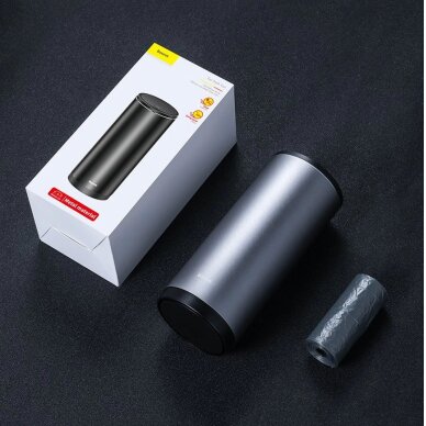 Automobilinė šiukšliadėžė Baseus CRLJT-01 su dangčiu – juoda 25