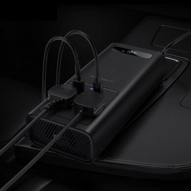 Baseus car power inverter 150W 12V / 500W 220V (EU and CN plug) Juodas (CGNB000101) 15 Baseus car power inverter 150W 12V / 500W 220V (EU and CN plug) Juodas (CGNB000101) 15