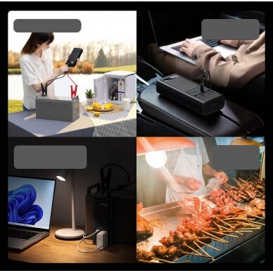 Baseus car power inverter 150W 12V / 500W 220V (EU and CN plug) Juodas (CGNB000101) 24 Baseus car power inverter 150W 12V / 500W 220V (EU and CN plug) Juodas (CGNB000101) 24