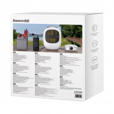 Baseus car power inverter 150W 12V / 500W 220V (EU and CN plug) Juodas (CGNB000101) 5 Baseus car power inverter 150W 12V / 500W 220V (EU and CN plug) Juodas (CGNB000101) 5