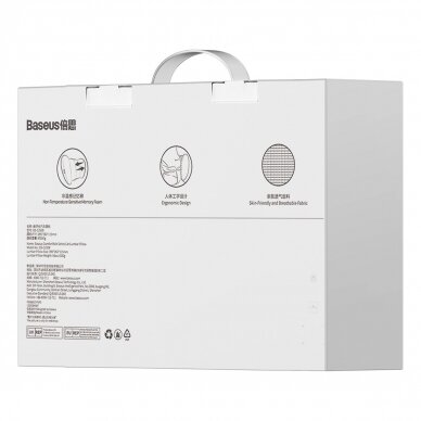 Baseus ComfortRide car lumbar pillow - blue 4 Baseus ComfortRide car lumbar pillow - blue 4