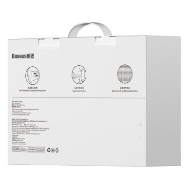 Automobilinė juosmens pagalvė Baseus ComfortRide – mėlyna 4 Automobilinė juosmens pagalvė Baseus ComfortRide – mėlyna 4