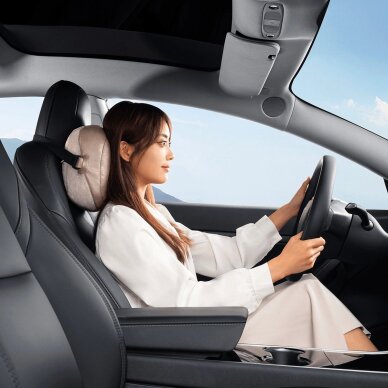 Automobilinė galvos pagalvė Baseus ComfortRide Series su dviguba medžiaga – smėlio spalvos 8 Automobilinė galvos pagalvė Baseus ComfortRide Series su dviguba medžiaga – smėlio spalvos 8