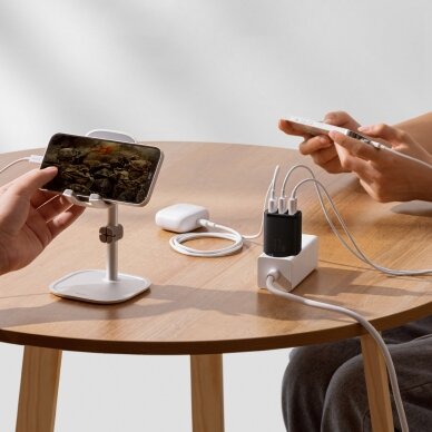 Baseus Compact charger 3x USB 17W Juodas (CCXJ020101) 9 Baseus Compact charger 3x USB 17W Juodas (CCXJ020101) 9