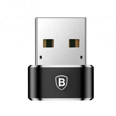 Adapteris Baseus USB Type-C to USB Connector Juodas (CAAOTG-01) 1 Adapteris Baseus USB Type-C to USB Connector Juodas (CAAOTG-01) 1