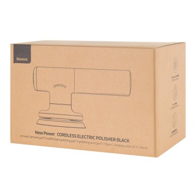 Poliravimo mašina Baseus CRDLQ-B01 30 W 4000 mAh belaidė – juoda 2