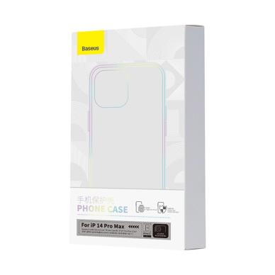 Dėklas Baseus Crystal iPhone 14 Pro Max + ekrano apsauga  4 Dėklas Baseus Crystal iPhone 14 Pro Max + ekrano apsauga  4