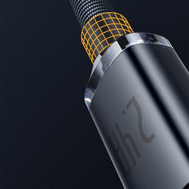 Krovimo kabelis Baseus Crystal Shine Series USB-A / Lightning 2.4 A 2 m – juodas (CAJY000101) 13 Krovimo kabelis Baseus Crystal Shine Series USB-A / Lightning 2.4 A 2 m – juodas (CAJY000101) 13