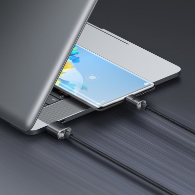 Greito Įkrovimo Kabelis Baseus crystal shine series USB Type A į USB Type C100W 1,2m Juodas (CAJY000401) 8 Greito Įkrovimo Kabelis Baseus crystal shine series USB Type A į USB Type C100W 1,2m Juodas (CAJY000401) 8