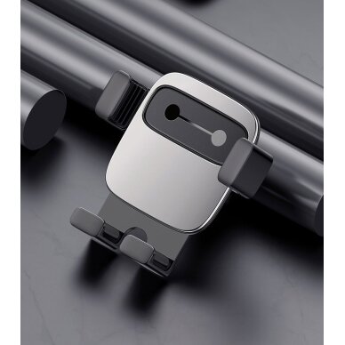 Automobilinis laikiklis Baseus Cube SUYL-FK01 gravity 4.7–6.6" ventiliacijos angai – juodas 17 Automobilinis laikiklis Baseus Cube SUYL-FK01 gravity 4.7–6.6" ventiliacijos angai – juodas 17