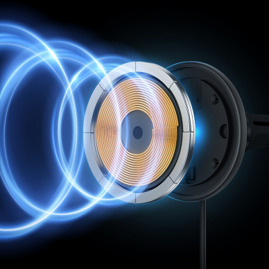 Baseus CW01 MagSafe 15W USB 25W inductive car charger - Juodas 3 Baseus CW01 MagSafe 15W USB 25W inductive car charger - Juodas 3