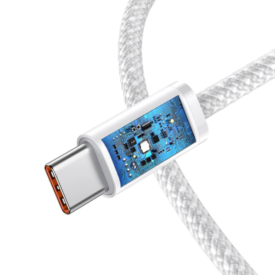 Baseus Dynamic Series USB-C / USB-C 100W 1 m kabelis – baltas 5